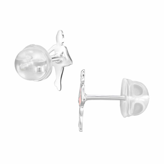 Ballerina Kinder Premium Ohrringe 925 Silber