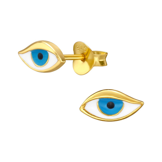 Evil Eye Kinder Ohrringe 925 Silber