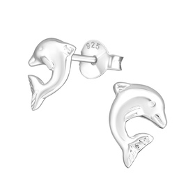 Delfin Kinder Ohrringe 925 Silber
