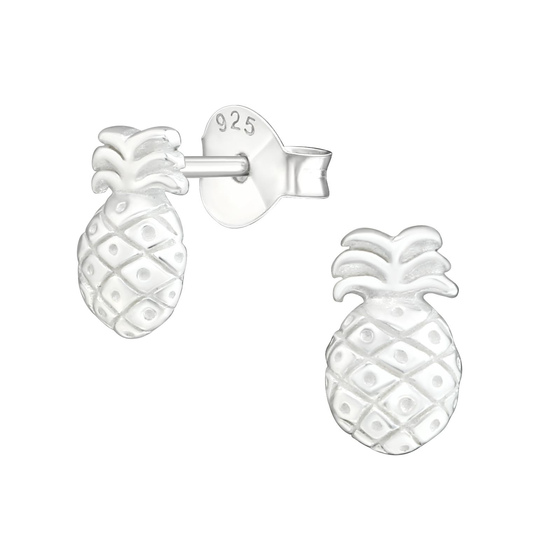 Ananas Kinder Ohrringe 925 Silber
