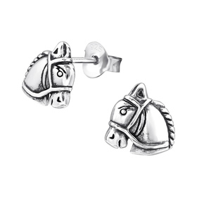 Pferd Kinder Ohrringe 925 Silber
