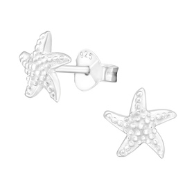 Seestern Kinder Ohrringe 925 Silber