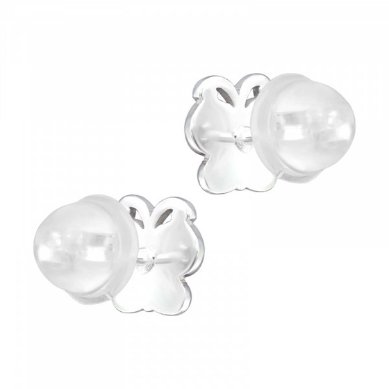 Schmetterling Kinder Premium Ohrringe 925 Silber