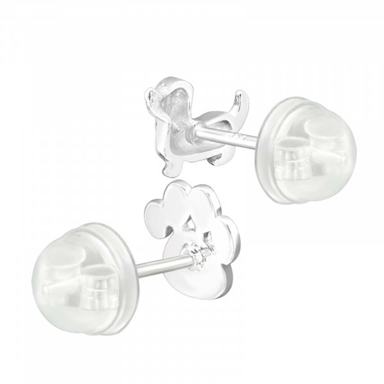 Hunde Kinder Premium Ohrringe 925 Silber