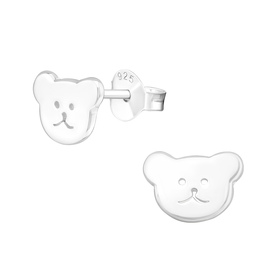 B�r Kinder Ohrringe 925 Silber