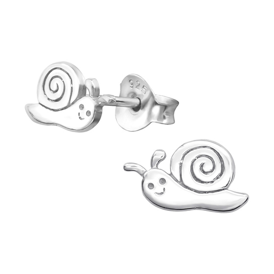 Schnecke Kinder Ohrringe 925 Silber
