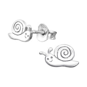 Schnecke Kinder Ohrringe 925 Silber