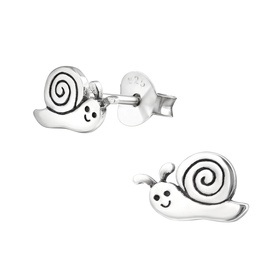 Schnecke Kinder Ohrringe 925 Silber