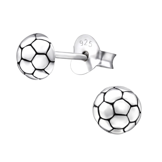 Fuball Kinder Ohrringe 925 Silber
