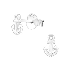 Anker Kinder Ohrringe 925 Silber
