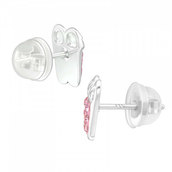 Ballerina Kinder Premium Ohrringe 925 Silber