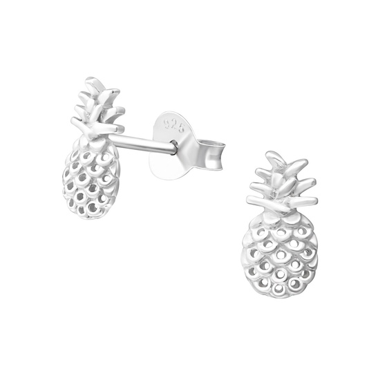 Ananas Kinder Ohrringe 925 Silber