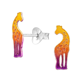 Giraffe Kinder Ohrringe 925 Silber