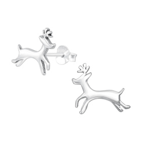 Rentier Kinder Ohrringe 925 Silber