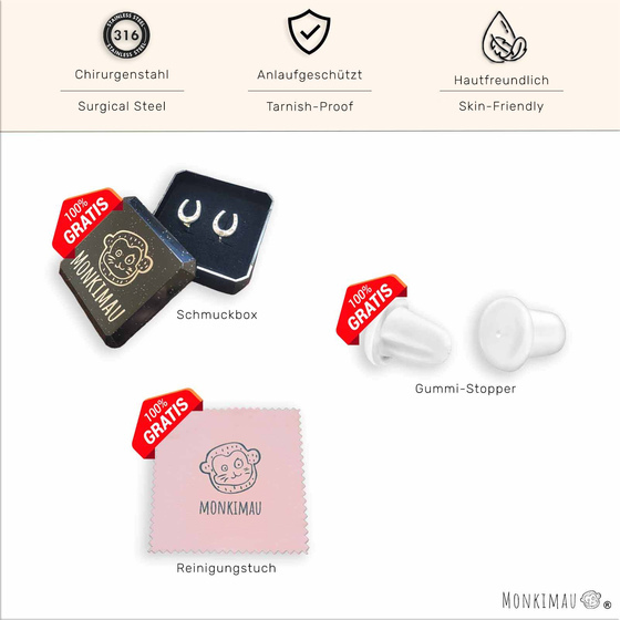 Synthetische Perle Kinder Ohrringe Chirurgenstahl