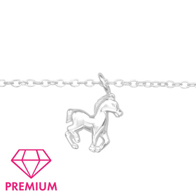 Pferd Premium Armband f�r Kinder aus 925 Silber
