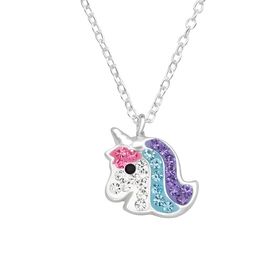 Einh�rner Kinder Halskette 925 Silber