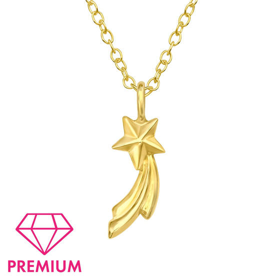 Sterne Kinder Premium Halskette 925 Silber