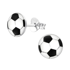 Auf dem Bild zu sehen sind Kinder Ohrringe Fussball...