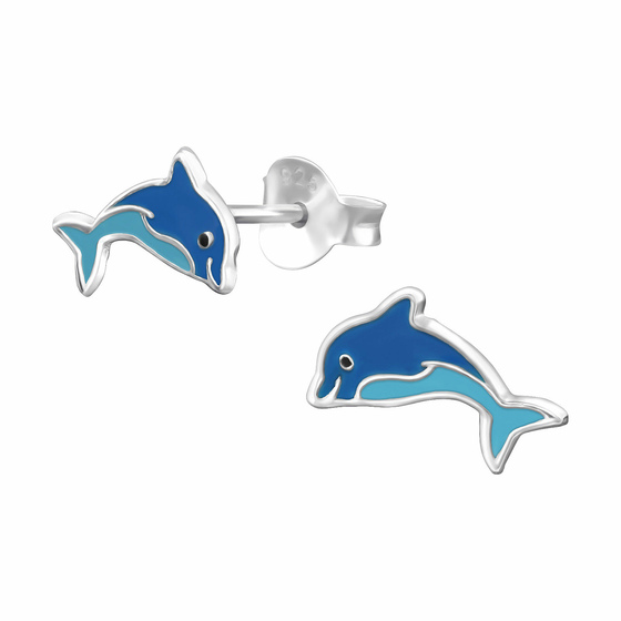 Delfin Kinder-Ohrringe aus echt Silber kaufen | Monkimau, 14,90 € | Ohrstecker