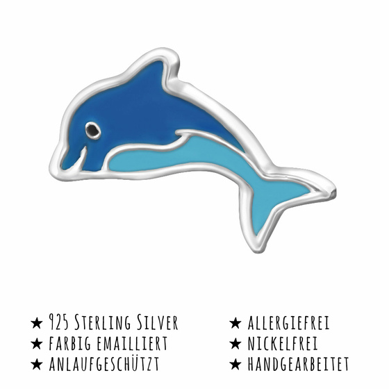 Delfin Kinder-Ohrringe aus echt Silber kaufen | Monkimau, 14,90 €
