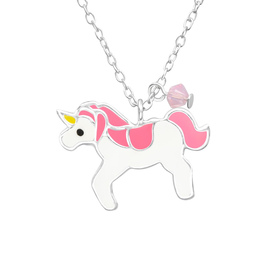 Einhorn Kinder Halskette 925 Silber