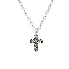 Kreuz Kinder Halskette 925 Silber