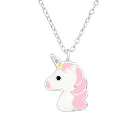 Einhorn Kinder Halskette 925 Silber