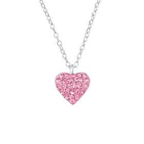 Herz Kinder Halskette 925 Silber
