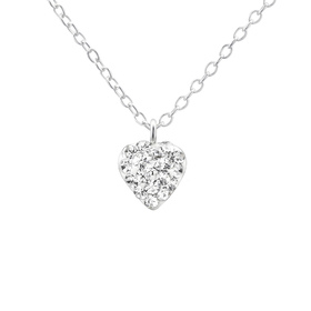 Herz Kinder Halskette 925 Silber