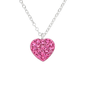 Herz Kinder Halskette 925 Silber