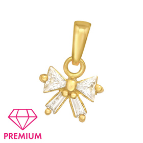 Schleifen Kinder Premium Kettenanhnger 925 Silber