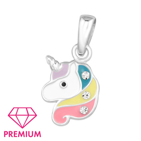 Einhorn Kinder Premium Kettenanh�nger 925 Silber