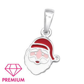 Weihnachtsmann Kinder Premium Kettenanhnger 925 Silber