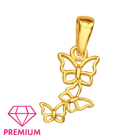 Schmetterling Kinder Premium Kettenanhnger 925 Silber