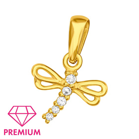 Libelle Kinder Premium Kettenanh�nger 925 Silber