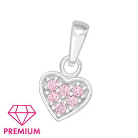 Herz Kinder Premium Kettenanh�nger 925 Silber