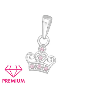 Krone Kinder Premium Kettenanh�nger 925 Silber