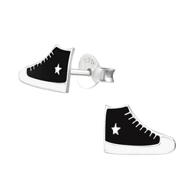 Auf dem Bild zu sehen sind Kinder Ohrringe Sneaker Schuh...