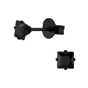 Quadrat Kinder Ohrringe Chirurgenstahl
