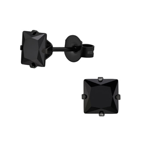 Quadrat Kinder Ohrringe Chirurgenstahl