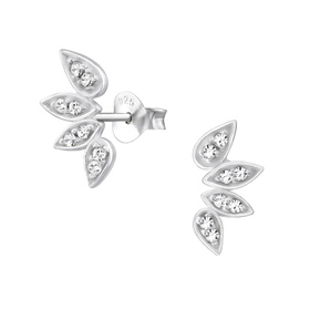 Auf dem Bild zu sehen sind Damen Ohrringe Blatt...