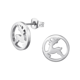 Hirsch Kinder Ohrringe Chirurgenstahl