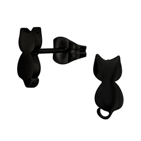 Katze Kinder Ohrringe Chirurgenstahl