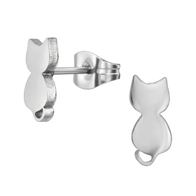 Katze Kinder Ohrringe Chirurgenstahl