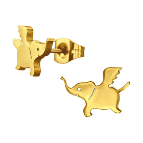 Elefant Kinder Ohrringe Chirurgenstahl