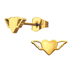 Herz Kinder Ohrringe Chirurgenstahl