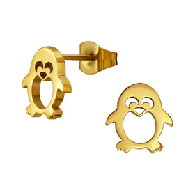 Pinguin Kinder Ohrringe Chirurgenstahl