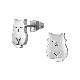 Katze Kinder Ohrringe Chirurgenstahl