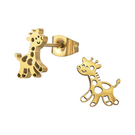 Giraffe Kinder Ohrringe Chirurgenstahl